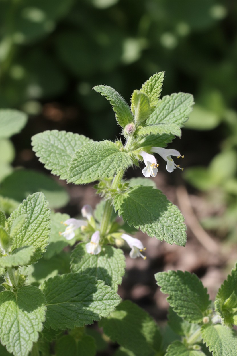 Melissa officinalis - detajl rastliny